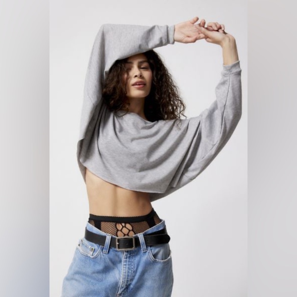 NWOT Urban Outfitters Out From Under Addison Cozy Cropped Tee | Size L